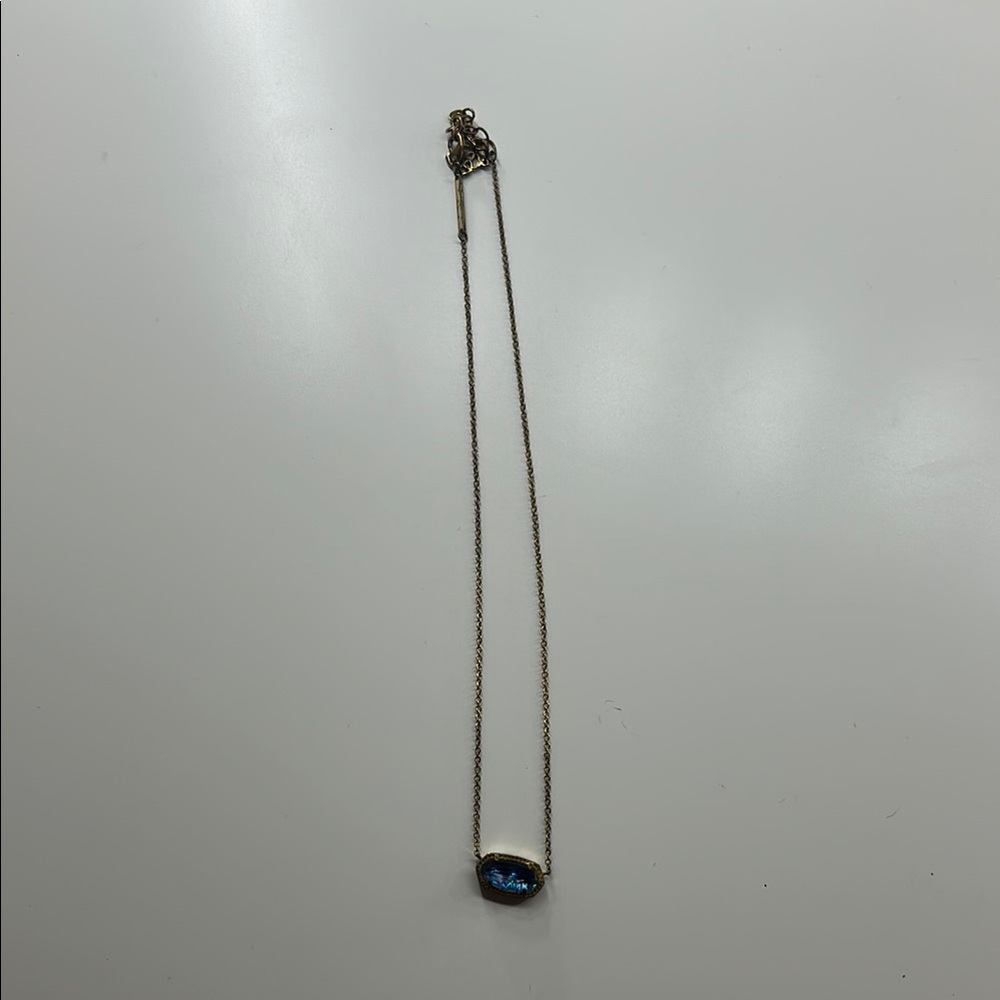 kendra scott elise pendant Elegant Blue Pendant Necklace